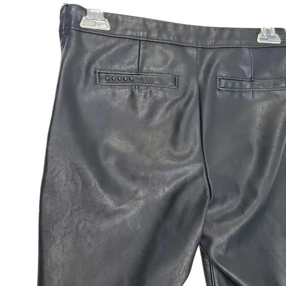 BlankNYC The Bond Black Vegan Leather / Faux Leather Skinny Pants Size 25 - Picture 10 of 15